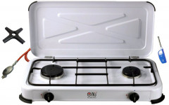 NJ The right choice NJ The right choice Gaskocher NJ-02, Propan Gaskocher 2 flammig Campingkocher 3,4 KW mit Deckel  NJ Правильный выбор газовая плита NJ-02, газовая плита на пропане 2 пламени походная плита 3,4 кВт с крышкой