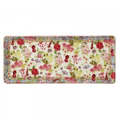 Gien Fayencerie Gien 'Millefleurs' Konigskuchenplatte 36 x 15,5 cm Gien "Millefleurs" Блюдо для торта King 36 x 15,5см