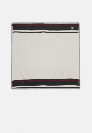 Tommy Hilfiger FEMININE LARGE SQUARE Foulard ecru/corporate mix ЖЕНСКИЙ БОЛЬШОЙ КВАДРАТ платок экрю/корпоративный микс