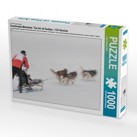 CALVENDO Puzzle CALVENDO Puzzle Emotionale Momente: The Art of Huskys. \/ CH-Version Пазл CALVENDO Пазл Эмоциональные моменты: Искусство хаски. \/ версия CH