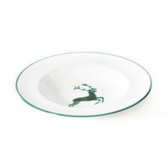 Gmundner Keramik Gmundner Keramik Gruner Hirsch Suppenteller Gourmet d: 24 cm / h: 4 cm Суповая тарелка Gmundner Ceramics Green Deer Gourmet d: 24 см / высота: 4 см
