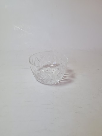 Конфетница винтажная миниатюрная Windrad-Design, хрусталь, 8 x 4 см, Германия, 1960-70гг.