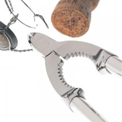 Robbe &amp; Berking Robbe &amp; Berking Dante 150 g versilbert Bar-Kollektion - Champagneroffner Коллекция батончиков Robbe &amp;amp; Berking Dante 150 г с серебряным покрытием - открывалка для шампанского