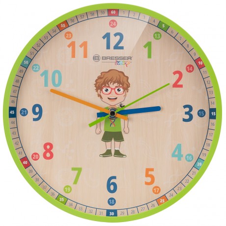 Bresser Junior Kinder-Wanduhr Детские настенные часы