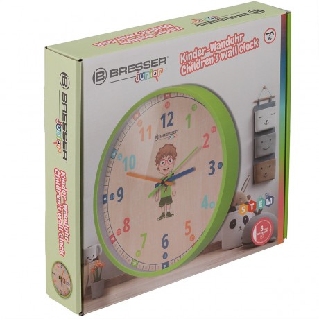 Bresser Junior Kinder-Wanduhr Детские настенные часы