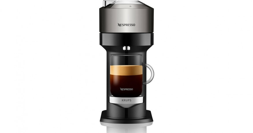 Krups Krups Nespresso Vertuo Next Deluxe XN910C, Kapselmaschine schwarz/chrom  schwarz, chrom Krups Nespresso Vertuo Next Deluxe XN910C, капсульная машина черный/хром