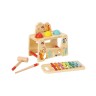 Tooky Toy Kinder Musikspielzeug 2 in 1 Xylophon Hammerspiel aus Holz Motorikspielzeug Детская музыкальная игрушка 2 в 1