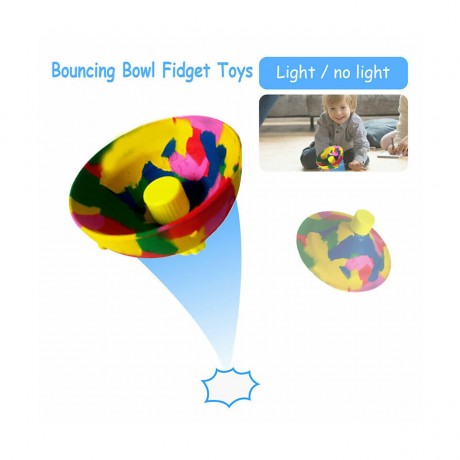 Vicabo Hupfschussel Fidget Sensory Spielzeug Geschicklichkeitsspiele fur Kinder Bouncy Bowl Fidget Sensory Toy Игры на ловкость для детей