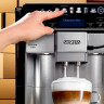 SIEMENS SIEMENS Kaffeevollautomat EQ.6 plus s700 TE657503DE, 2 Tassen gleichzeitig, 4 Profile, beleuchtetes Tassenpodest  Полностью автоматическая кофемашина SIEMENS EQ.6 plus s700 TE657503DE, 2 чашки одновременно, 4 профиля, платформа для чашек с подсвет