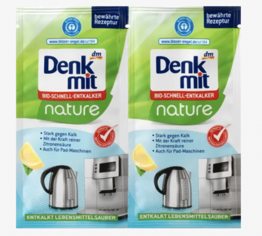 Denkmit  Entkalker Nature Быстрый очиститель накипи 2x25 g, 50 г