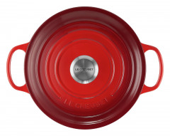 Le Creuset LE CREUSET Sauteuse Kirschrot SIGNATURE rot LE CREUSET Sauteuse Cherry Red SIGNATURE