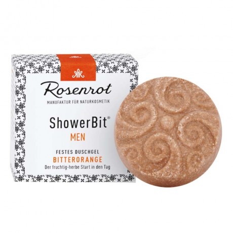 Rosenrot Festes Duschgel Men ShowerBit Bitterorange 60g Твердый гель для душа Men ShowerBit Горький апельсин 60г