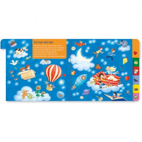 Butzon  Bercker Verlag Mein Gute-Nacht-Wimmelbuch Моя спокойная ночь книга поиск предметов