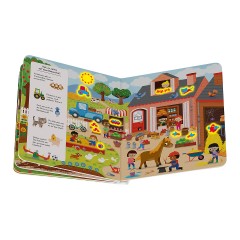 Ravensburger Lampe an auf dem Bauernhof! На ферме горит лампа!