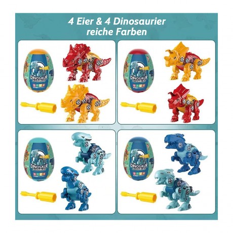 BeebeeRun Steckspiel Dinosaurier-Eier-Set Набор форм для яиц динозавров