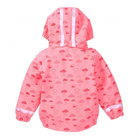 bornino Regenjacke mit Kapuze Wolken Дождевик с облаками на капюшоне