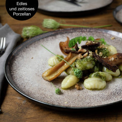 Moritz &amp; Moritz Moritz &amp; Moritz Speiseteller 6-tlg. DIGITAL beige Обеденные тарелки Moritz &amp;amp; Moritz 6 шт. ЦИФРОВОЙ