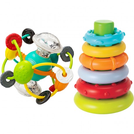 Infantino Stapel  Rollen Sensory Spiel-Set Сенсорный игровой набор Stack Roll