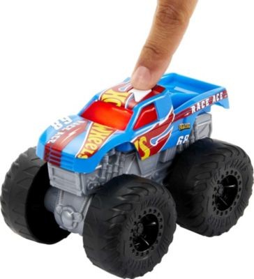Mattel Hot Wheels Monster Trucks HWDemoDerby-Truck mit Licht- und Gerauscheffekten Hot Wheels Monster Trucks HWDemoDerby грузовик со светом и звуком