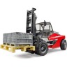 Bruder Gabelstapler Linde HT 160 mit Palette + 3 Gitter Вилочный погрузчик Linde HT 160 с поддоном + 3 решетки