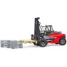 Bruder Gabelstapler Linde HT 160 mit Palette + 3 Gitter Вилочный погрузчик Linde HT 160 с поддоном + 3 решетки