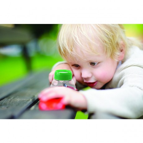 Edu-Toys Bunte grosse Becherlupe rot gelb Красочное большое увеличительное стекло красное желтое