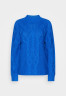 Tommy Hilfiger RELAXED CABLE SWEATER Jumper electric blue СВИДЕТЕЛЬСТВО СВОБОДНЫЙ СВИТШОТ джемперы синий электрик