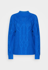 Tommy Hilfiger RELAXED CABLE SWEATER Jumper electric blue СВИДЕТЕЛЬСТВО СВОБОДНЫЙ СВИТШОТ джемперы синий электрик