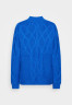 Tommy Hilfiger RELAXED CABLE SWEATER Jumper electric blue СВИДЕТЕЛЬСТВО СВОБОДНЫЙ СВИТШОТ джемперы синий электрик