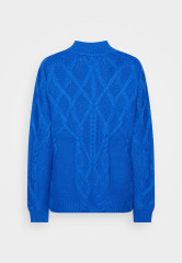 Tommy Hilfiger RELAXED CABLE SWEATER Jumper electric blue СВИДЕТЕЛЬСТВО СВОБОДНЫЙ СВИТШОТ джемперы синий электрик