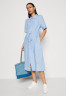 Tommy Hilfiger MIDI  Shirt dress vessel blue Миди платье-рубашка сосуд синий
