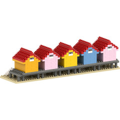 BRIXIES 3D-Bausatz Strandhauser 3D комплект пляжных домиков