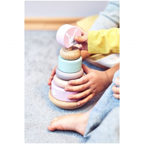 mamabrum Holzstapelturm Stapeln Bausteine Entwicklungsspielzeug Деревянная укладка башни стек строительные блоки развивающая игрушка