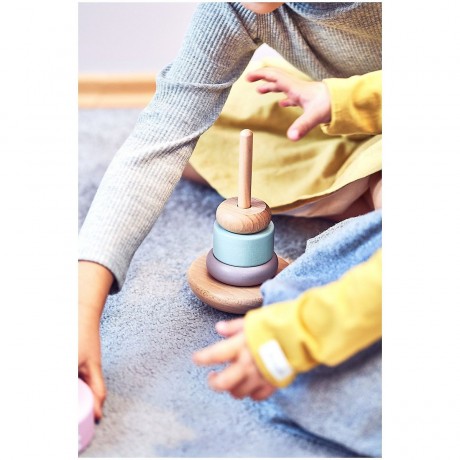 mamabrum Holzstapelturm Stapeln Bausteine Entwicklungsspielzeug Деревянная укладка башни стек строительные блоки развивающая игрушка