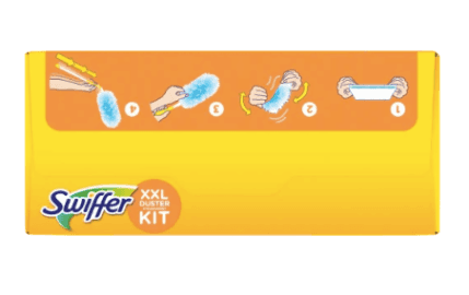 Swiffer Staubmagnet XXL Starter Set (Griff + 2 Tucher) 2stk Свиффер Магнитная щетка для удаления пыли Стартовый комплект XXL: 1 магнитная щетка с телескопической ручкой 90см + 2 сменные салфетки-насадки, 2 упаковки