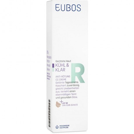 Eubos KUHL & KLAR Anti-Rotung CC Creme LSF 50 KUHL & KLAR СС крем против покраснений SPF 50