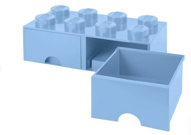 LEGO LEGO Aufbewahrungsbox LEGO Ящик для хранения деталей, голубой, с выдвижным ящиком, 50 х 25 х 18 см