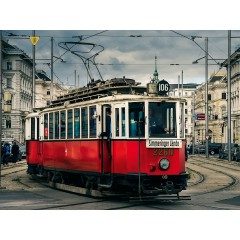 CALVENDO Puzzle CALVENDO Puzzle Oldtimer-Strassenbahn Type H1 am Wiener Schwarzenbergplatz Пазл CALVENDO Puzzle Старинный трамвай типа H1 на венской Шварценбергплац