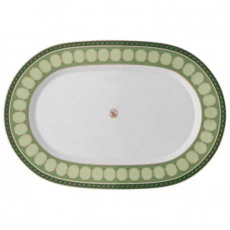 Rosenthal Swarovski x Rosenthal SIGNUM Fern Platte l: 40 cm Swarovski x Rosenthal SIGNUM Папоротниковая тарелка д: 40 см