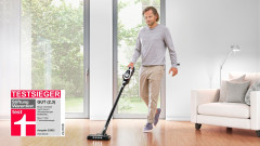 BOSCH BOSCH Akku-Stielstaubsauger BSS825ALL Unlimited Serie 8 Gen2, beutellos, 45 Min. Laufzeit, inkl. umfangreichen Zubehor, Schnelladegerat  Беспроводной пылесос BOSCH BSS825ALL Unlimited Series 8 Gen2, без мешка, время работы 45 минут, включая широкий 