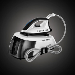 RUSSELL HOBBS RUSSELL HOBBS Dampfbugelstation Steam Power 24420-56, 1,3 ml Wassertank, herausnehmbar, 2400 W  RUSSELL HOBBS паровая гладильная станция Steam Power 24420-56, резервуар для воды 1,3 мл, съемный, 2400 Вт