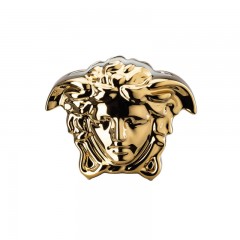 Rosenthal meets Versace Rosenthal Versace Medusa Grande Vase gold h: 9 cm Ваза Rosenthal Versace Medusa Grande, золото, высота: 9 см
