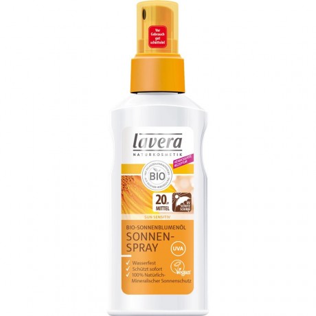 Lavera (Лавера)  Sun Sensitiv Sonnenspray Солнцезащитный спрей для чувствительной кожи LSF 20, 125 мл