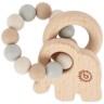 bieco Greifling Holz Natur mit Silikon Kugeln Baby Beissring Greifring Zahnen Beissringe Игрушка-захват из натурального дерева с силиконовыми шариками детский прорезыватель для зубов прорезыватель для зубов прорезыватель для зубов