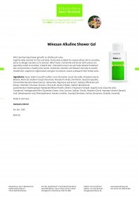 Krauterhaus Sanct Bernhardt Minesan Alkaline Shower Gel, Санкт Бернхард Гель для душа для чувствительной кожи  250 мл