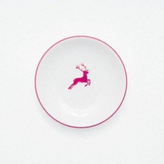 Gmundner Keramik Gmundner Keramik Bordeauxroter Hirsch Mokka-/Espresso-Untertasse glatt d: 11 cm Gmundner Ceramics Блюдце из красного оленя, мокко/эспрессо, бордо, гладкое, d: 11 см