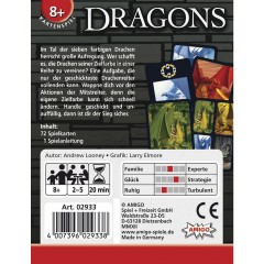 Amigo Dragons Kartenspiel von  ab 8 Jahre Карточная игра драконы с 8 лет