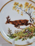 Тарелка декоративная винтажная AK Kaiser / Loh с изображением оленя, фарфор, 10 см, Германия, 1960-70гг.