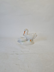 Фигурка винтажная Ungaria "Лебеди", фарфор, 11 см, Германия, 1960-70гг.