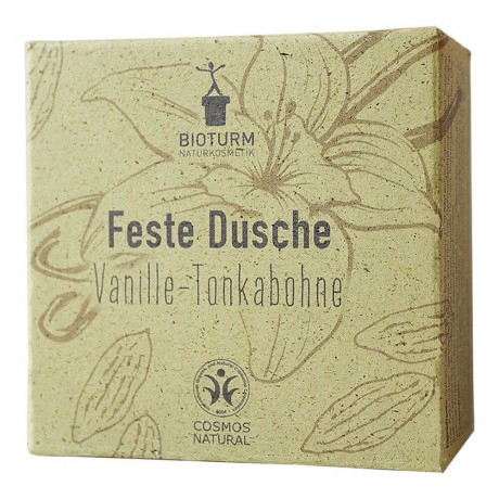 Bioturm Festes Dusche Vanille-Tonkabohne 100g  Solid Shower Ванильные бобы тонка 100г
